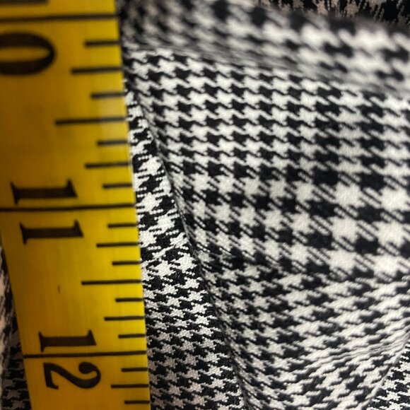 LANE BRYANT THE LENA WIDE LEG CAPRI PANT SIZE16 BLACK/WHITE PLAID NWT - Picture 8 of 11